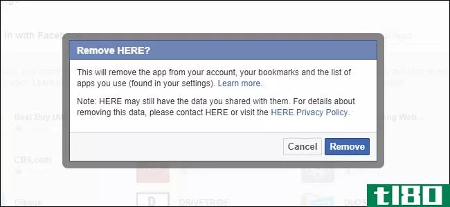 如何从您的帐户中删除第三方facebook应用程序