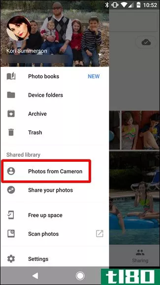 如何设置和使用googlephotos的新共享库