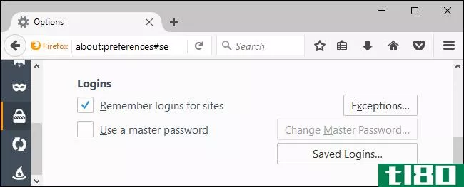 如何使您的web浏览器停止要求您保存密码