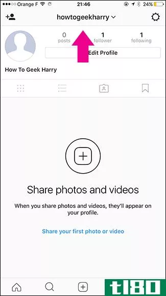 如何在instagram中使用多个帐户