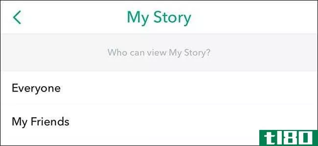 如何阻止某些人参与您的snapchat故事