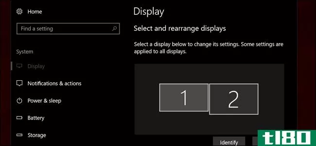 如何在windows10中调整不同显示器的缩放比例
