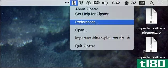 如何在macos上打开和浏览zip文件而无需取消归档