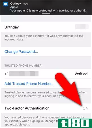 如何为您的apple id设置双因素身份验证