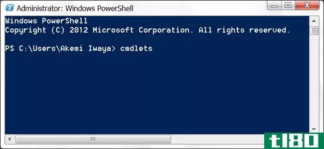 为什么windows powershell命令称为cmdlet？