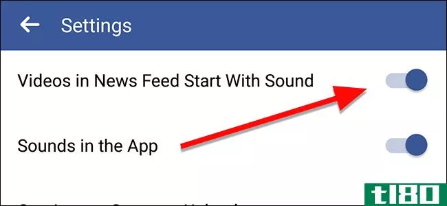 如何阻止facebook视频自动播放声音