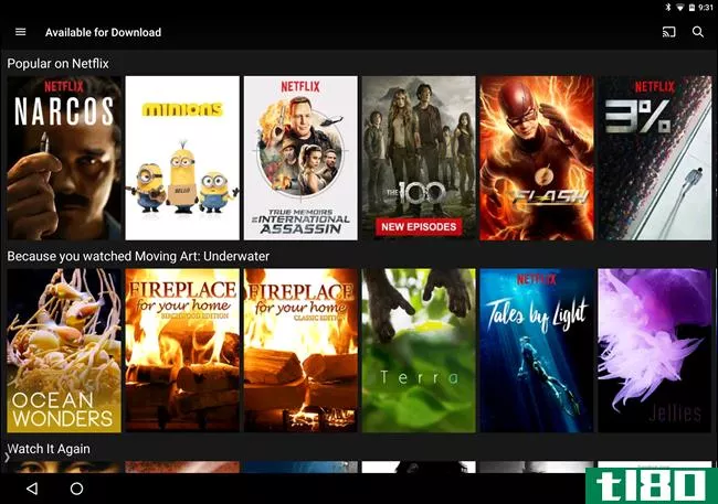 如何从netflix下载电影和节目进行离线观看