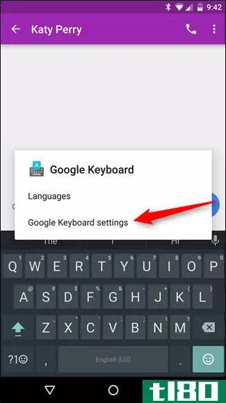 如何在android应用程序抽屉中添加google键盘设置快捷方式