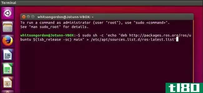 为什么人们在linux中安装软件时使用“echo”命令？