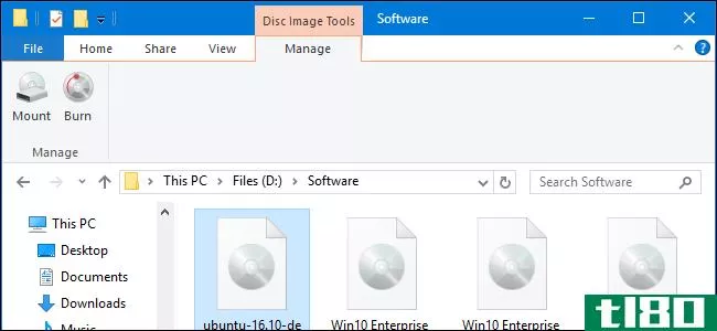 如何在Windows7、8和10中装载iso映像