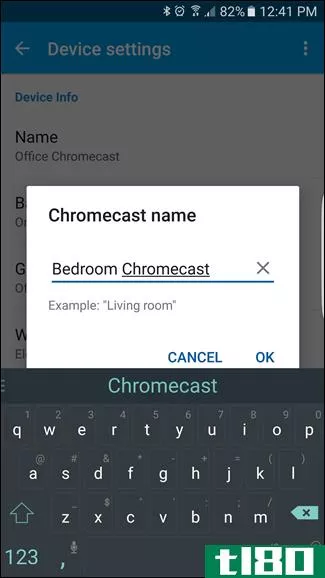 如何更改chromecast的设备名称