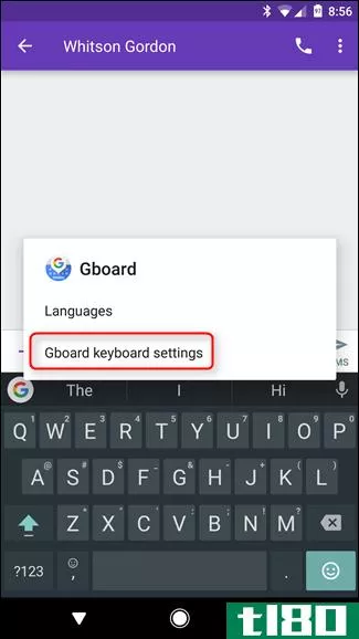 如何在android的gboard键盘上添加一个持久的数字行