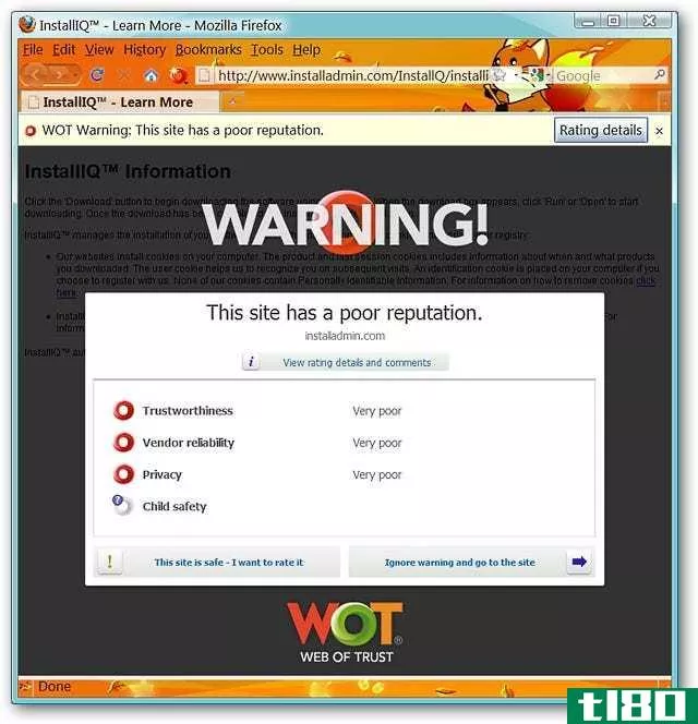 使用wot享受更安全的网络浏览