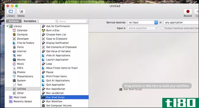如何使用键盘快捷键运行任何mac终端命令