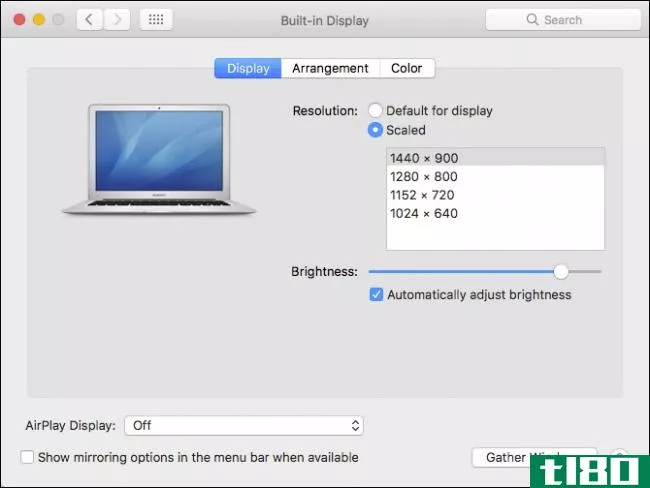 如何在mac笔记本电脑中添加和配置外部显示器