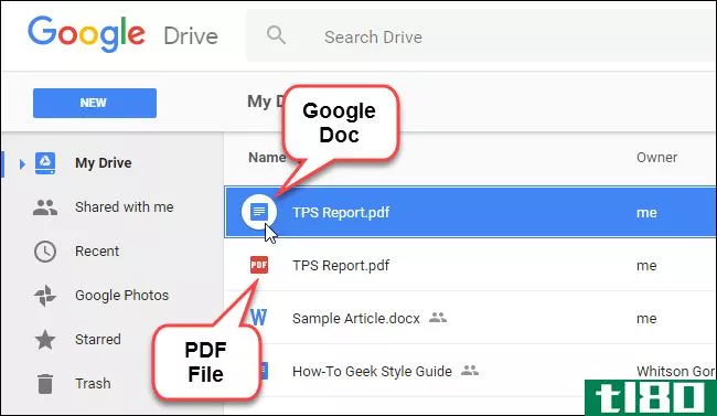 如何将pdf文件和图像转换为googledocs文档