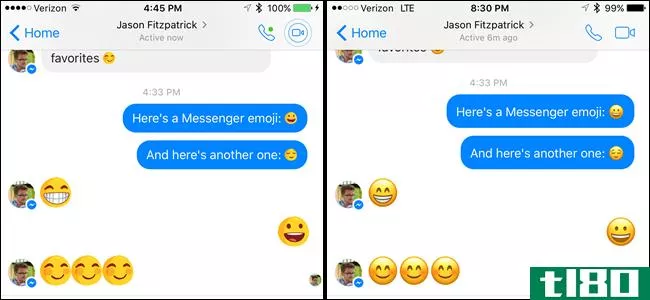 如何用ios系统表情符号替换facebook messenger中的表情符号