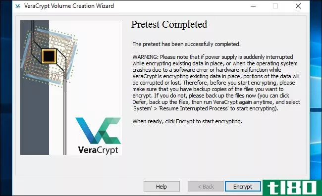 如何用veracrypt加密windows系统驱动器