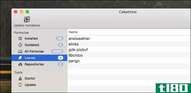 如何使用cakebrew，漂亮的自制图形用户界面为您的mac