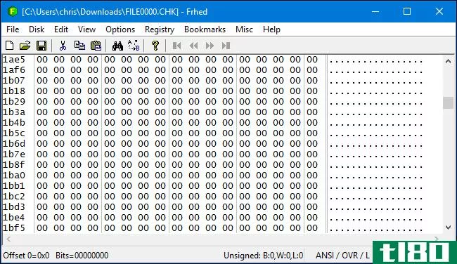 windows中找到的.000文件夹和file0000.chk文件是什么？