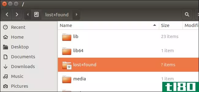 linux和macos上的lost+found文件夹是什么？