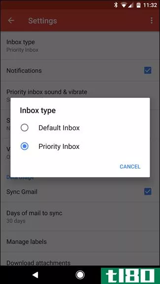 如何仅获取gmail中关心的电子邮件的通知