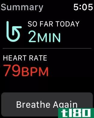 使用apple watch的breathe应用程序，让你的一天更加专注