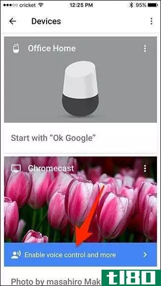 如何使用googlehome将内容发送到chromecast