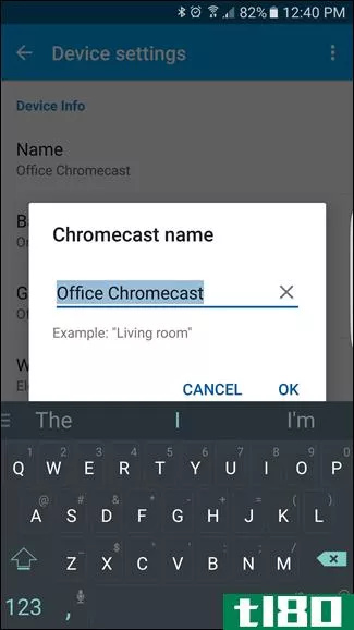 如何更改chromecast的设备名称