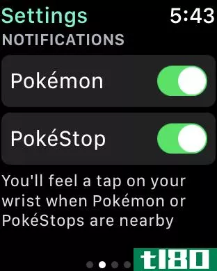 如何使用pokémon go app for apple watch