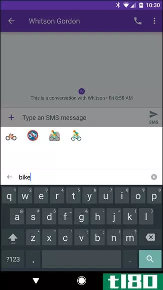 如何在android的gboard键盘中搜索emoji和gif
