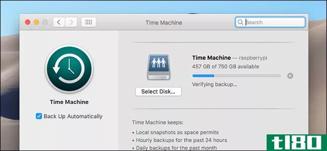 如何验证mac的时间机器备份是否正常工作