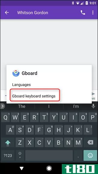 如何在android的gboard键盘上启用（或禁用）google搜索