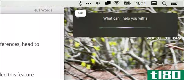 如何使用“嘿siri”在mac上启动siri