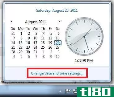 如何在Windows7任务栏中自定义日期格式