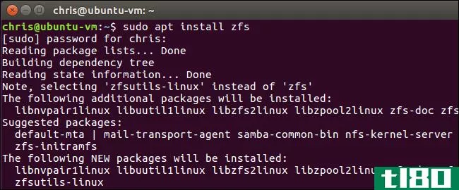 如何在ubuntu上安装和使用zfs（以及为什么要这样做）