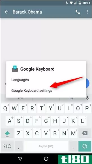 如何改变android上谷歌键盘主题