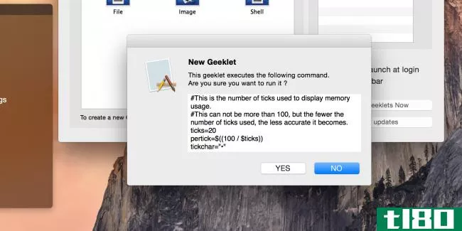 如何使用geektool自定义mac桌面