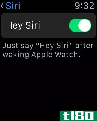 如何在apple watch上关闭“hey siri”