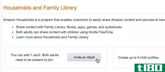 使用kindle家庭图书馆与家庭成员共享购买的电子书