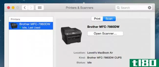 如何在mac os x计算机上使用扫描仪