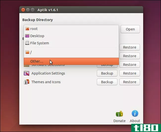如何使用aptik备份和恢复ubuntu中的应用程序和ppa