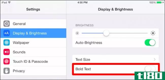 如何在iphone或ipad上使文本更大更可读