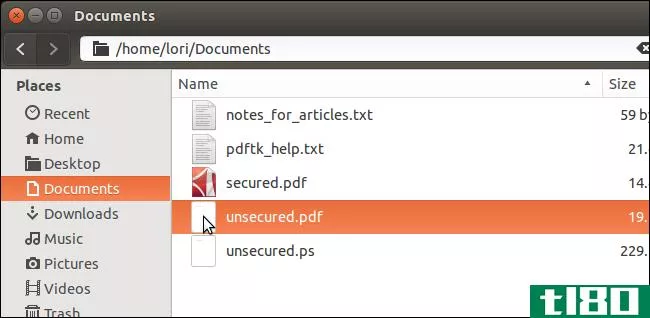 如何在linux中从pdf文件中删除密码