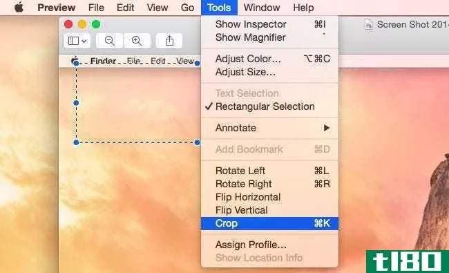 使用mac的预览应用程序裁剪、调整大小、旋转和编辑图像