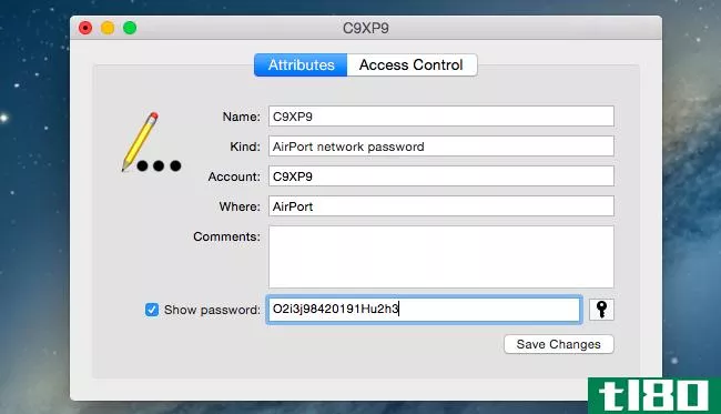 如何在OSX中恢复忘记的wi-fi密码