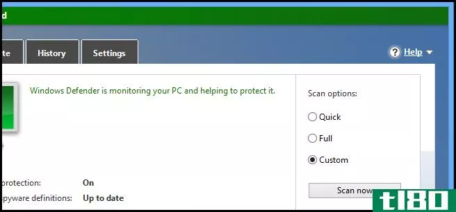 如何使用Windows8的内置杀毒软件扫描任何文件或文件夹