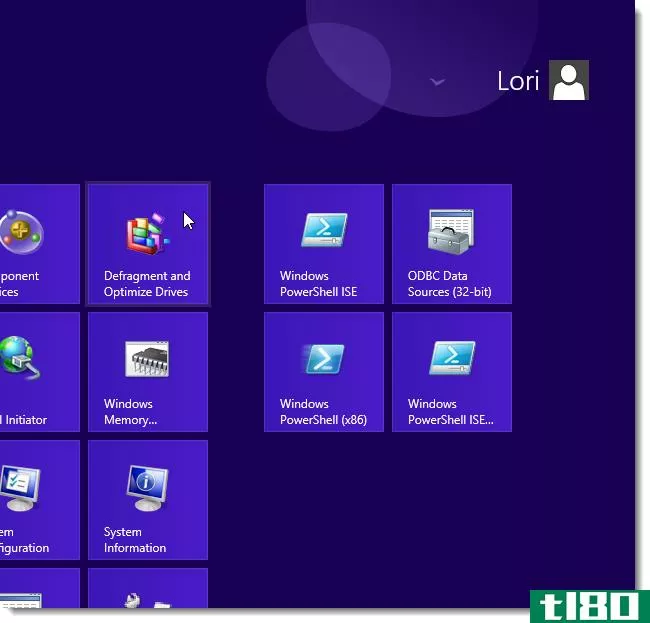 如何在windows8的现代ui屏幕上显示管理工具