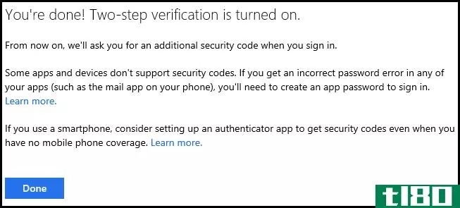 如何在windows 8和web上启用两步身份验证以提高安全性
