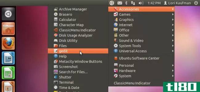 如何在ubuntu 11.10中安装统一的经典gnome菜单